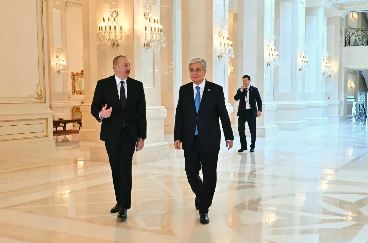 Ильхам Алиев поблагодарил президента Казахстана