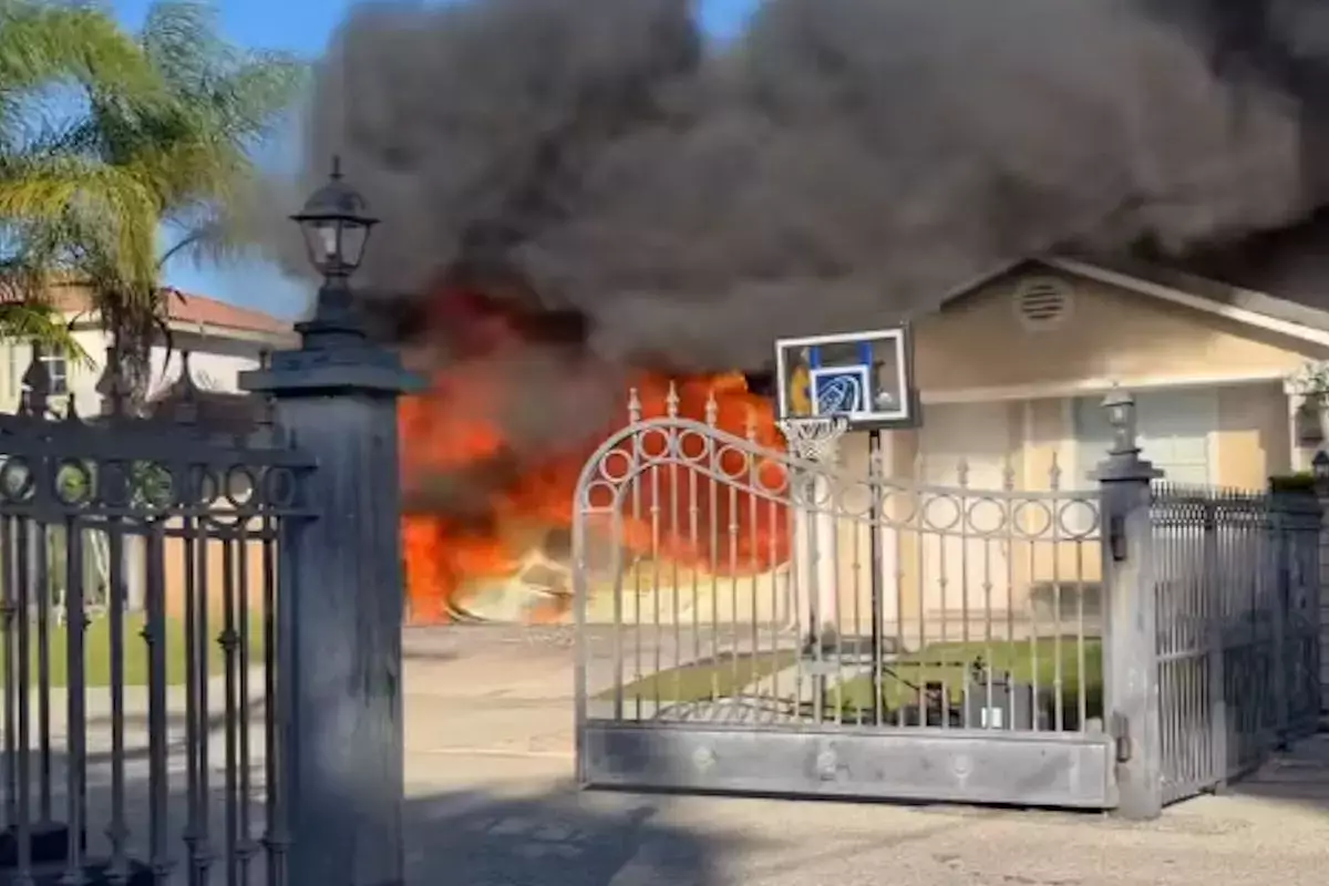 В Лос-Анджелесе сгорел дом казахстанского боксера - новости на Lada.kz 07.03.2026