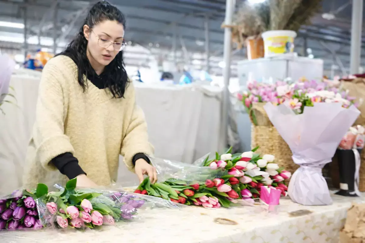 Сколько стоят букеты накануне 8 Марта в Актау? - новости на Lada.kz 07.03.2026
