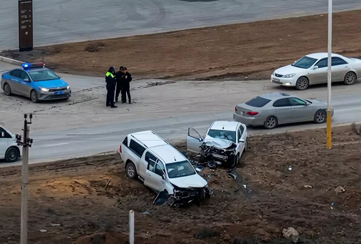 Несколько человек пострадали в ДТП в Жанаозене - новости на Lada.kz 07.03.2026