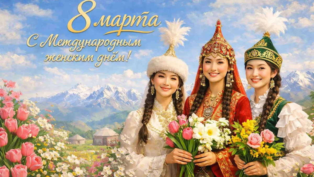 В Казахстане отмечают Международный женский день