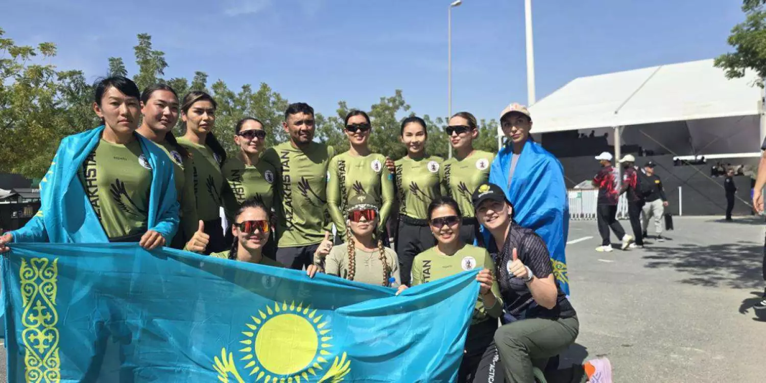 Дубайда 120 келілік дөңгелекті сүйреген қазақстандық қыздар әлем чемпионы атанды