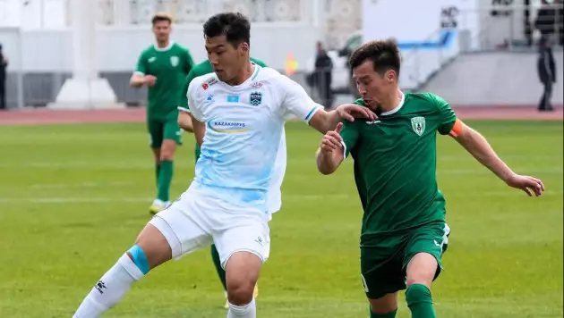 Неожиданным исходом с удалением завершился матч "Атырау" - "Улытау" в КПЛ