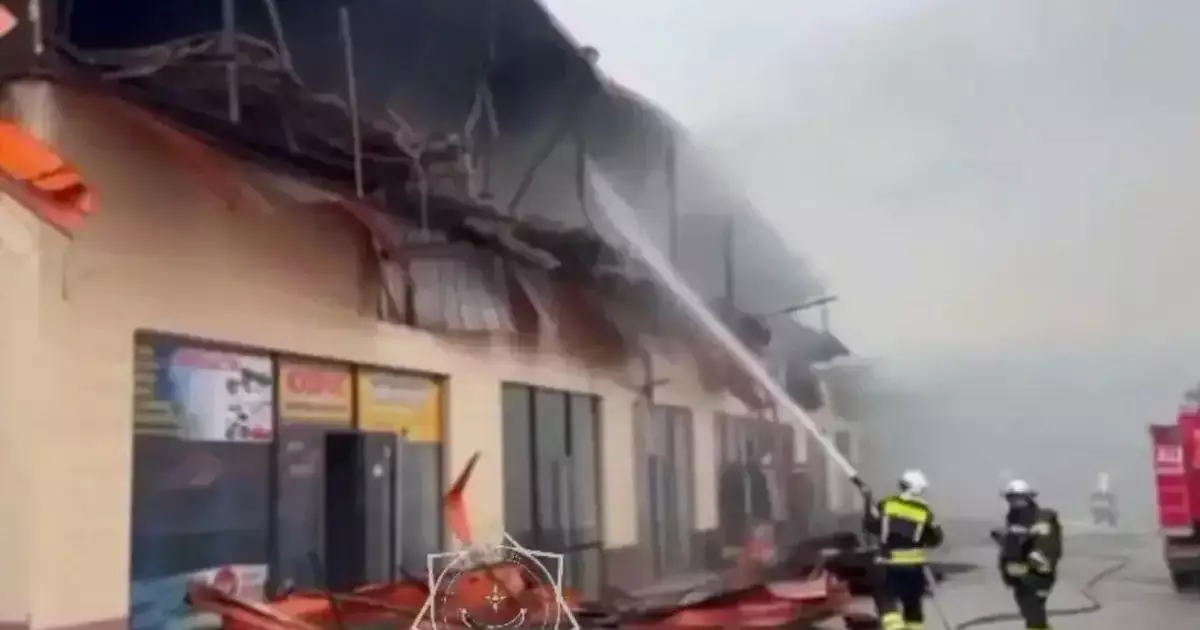   Шымкентте автожөндеу кешенінде өрт шықты   