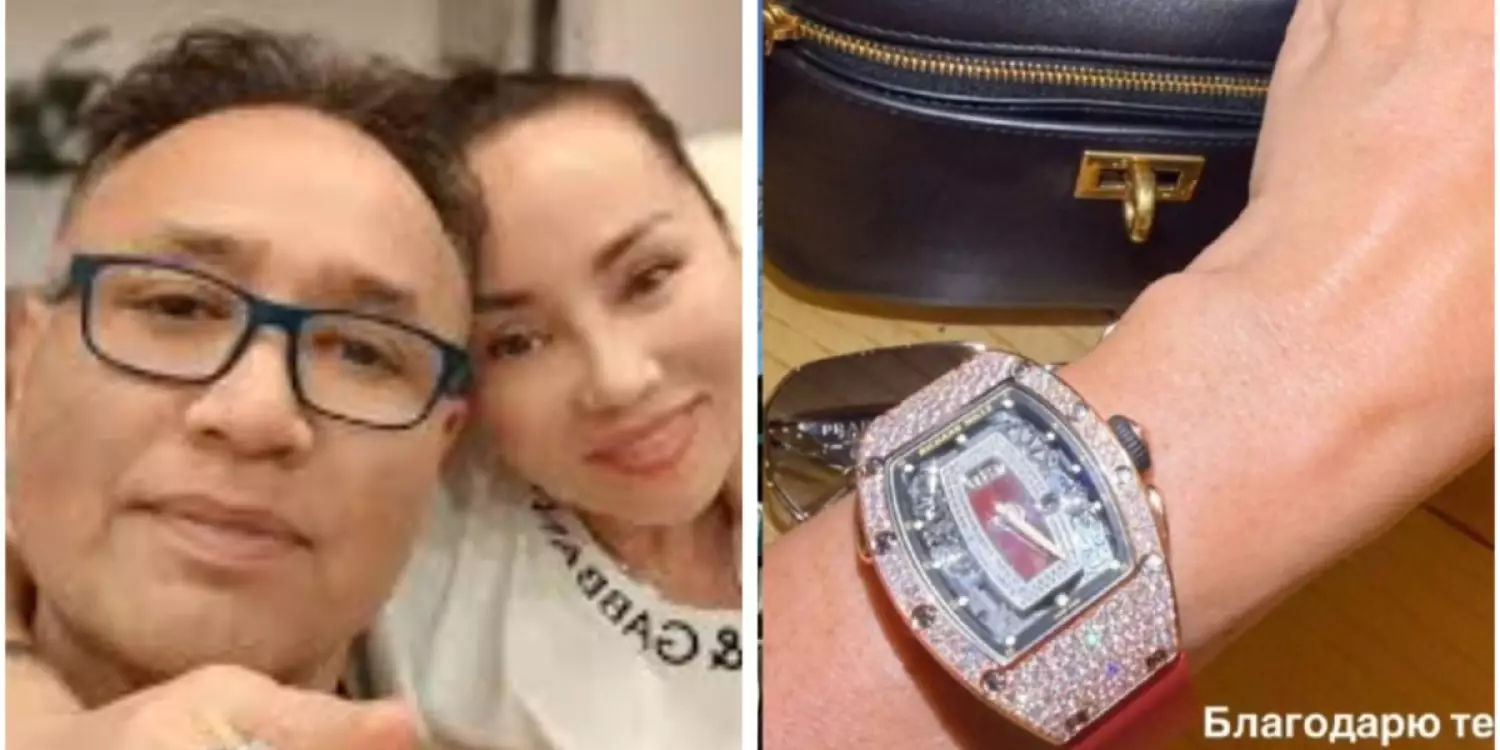 Баян Алагөзова 8 наурызға алған қымбат сыйлығын көрсетті