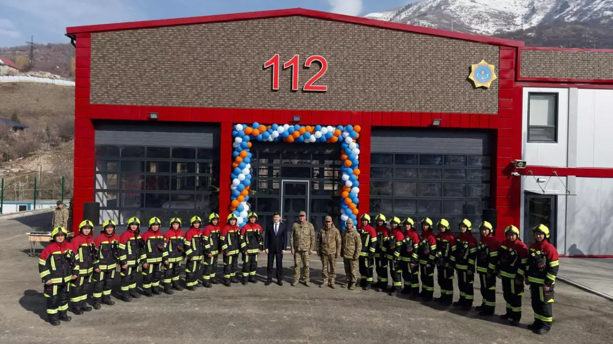Первый в Казахстане пожарно-спасательный комплекс нового формата открыли в Алматы
