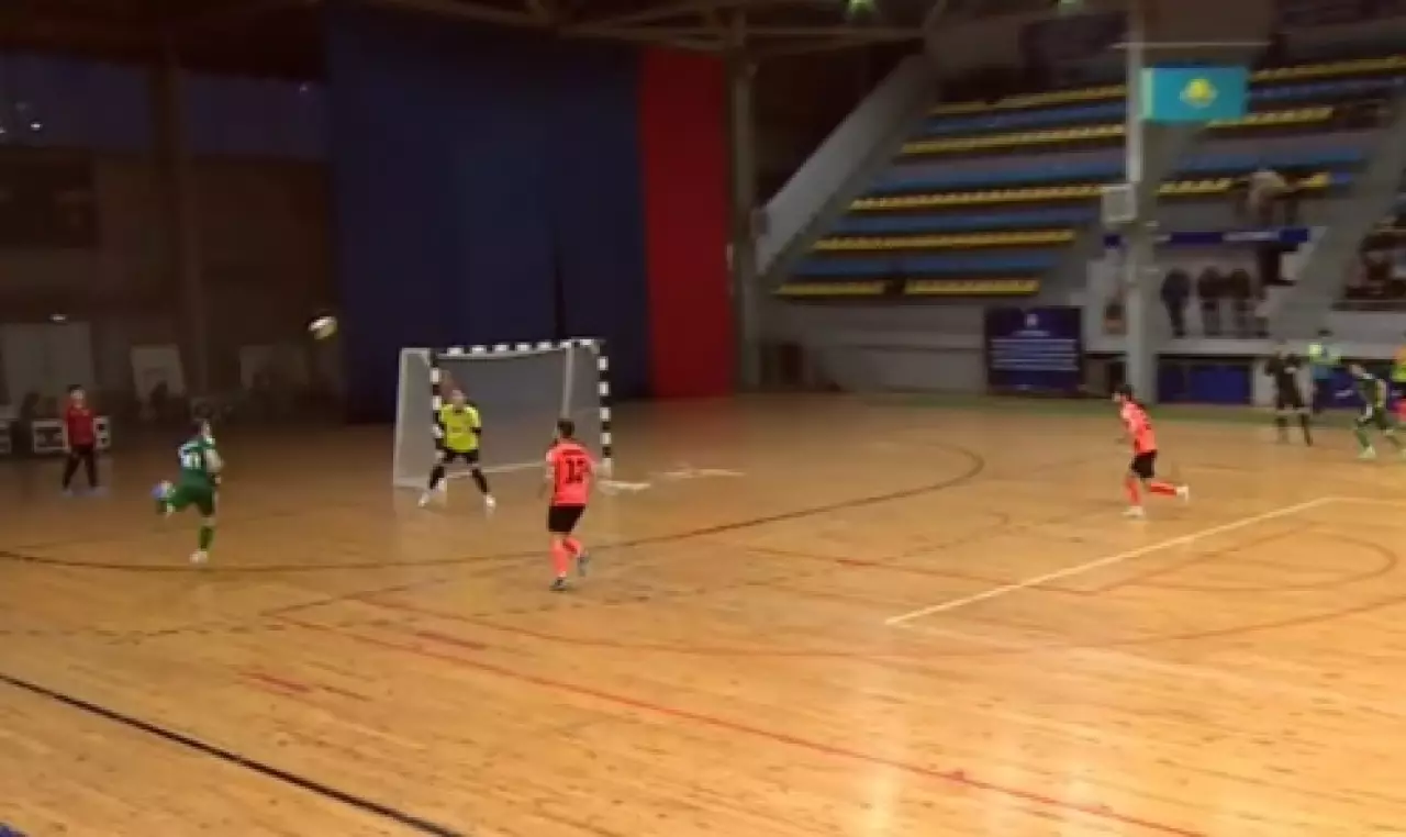 Девятью голами завершился матч чемпионата Казахстана