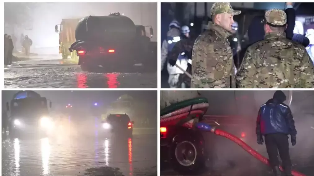 Семейде кей аудандарды еріген қар мен жаңбыр сулары басып қалды