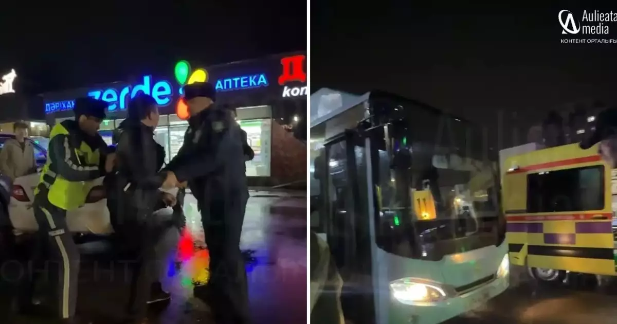  Таразда мас жолаушы автобус жүргізушісіне пышақпен шабуыл жасады (ВИДЕО) 