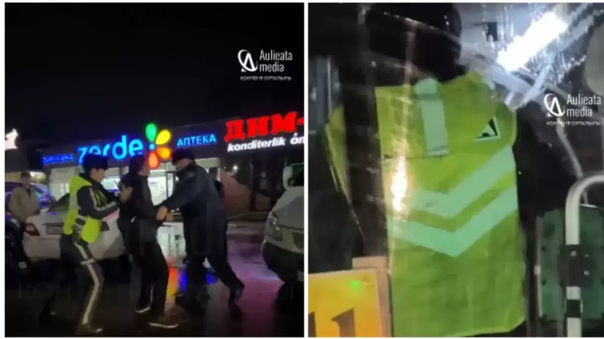 Таразда жолаушы автобус жүргізушісіне пышақпен шабуыл жасады