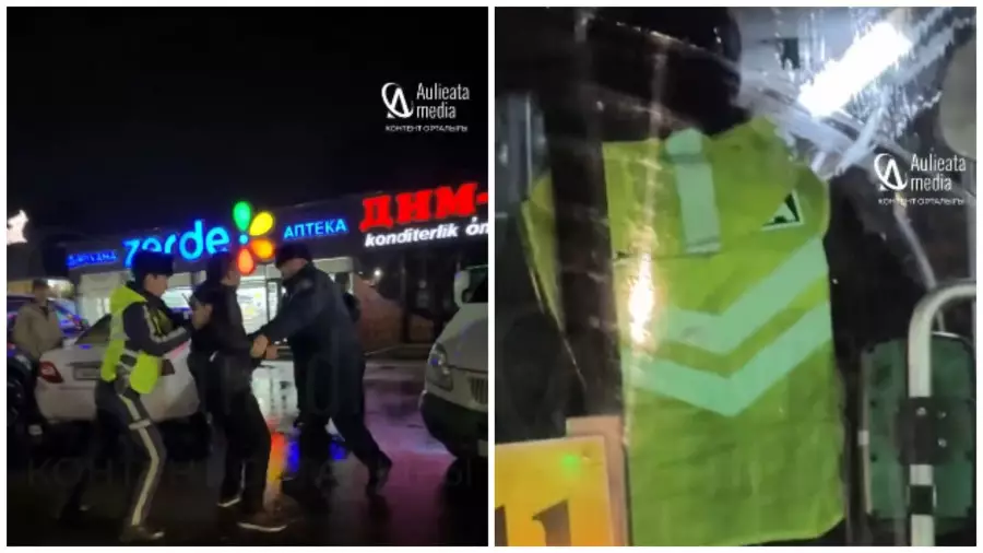 Таразда жолаушы автобус жүргізушісіне пышақ ала жүгірген