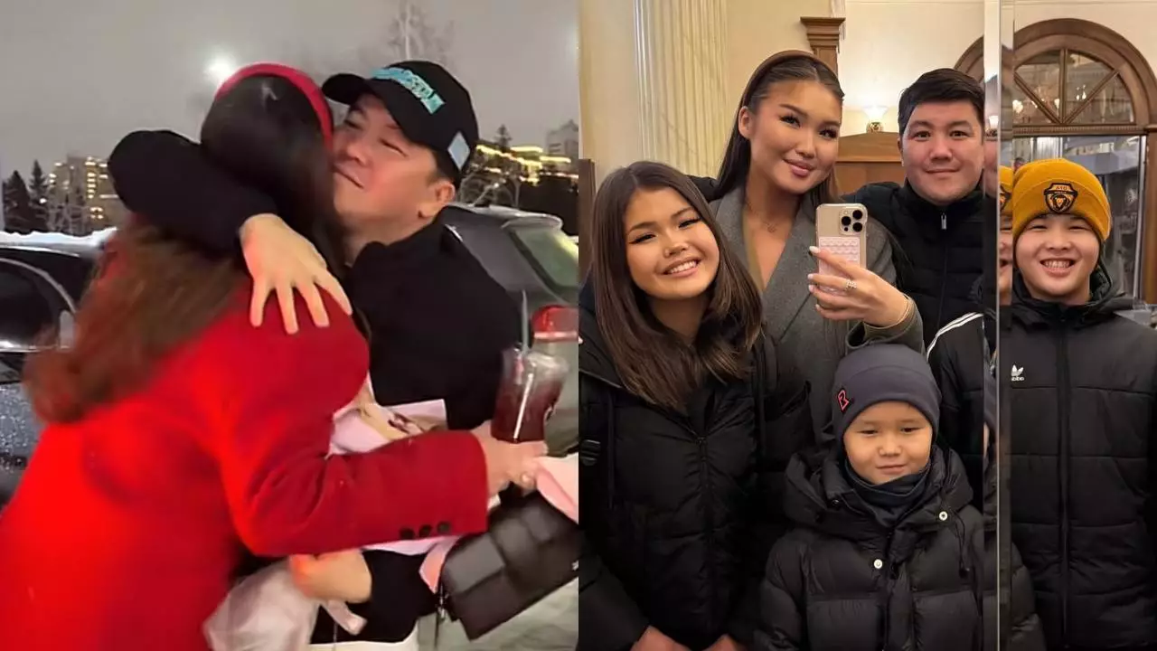 «Түбі қайтып барады»: Тұрсынбек Қабатов Мөлдірден туған балаларымен бас қосты (ВИДЕО)