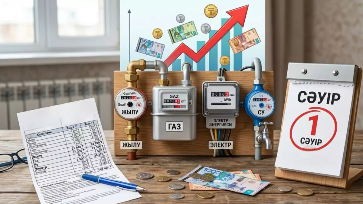 Коммуналдық қызметтер тарифі 1 сәуірден бастап өсе ме?