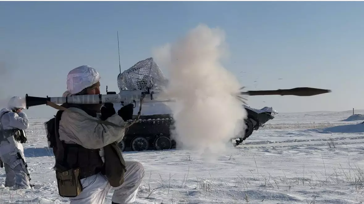 Огневую подготовку отработали в бригаде имени Касыма Кайсенова