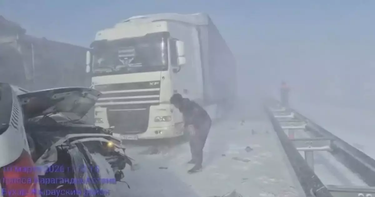  Астана – Қарағанды тас жолында жеті көлік соқтығысты 