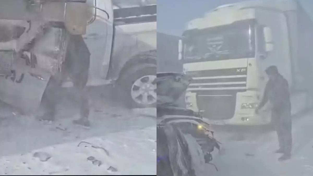 Массовое ДТП произошло на трассе Астана-Караганда: один человек погиб