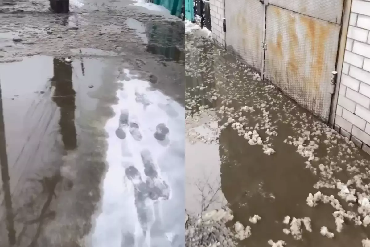 Семейде көшені су басты: Тұрғын әкімдікті сотқа бермек