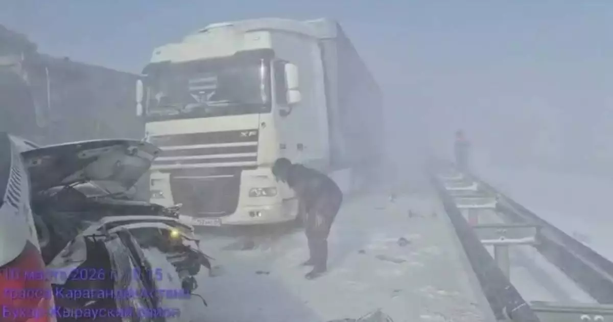  Астана-Қарағанды тасжолында ірі жол апаты болып, бір адам қаза тапты 
