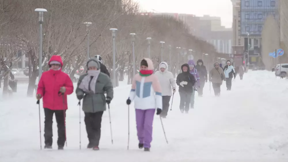 После морозов Астану ждут метели, а Алматы — туман