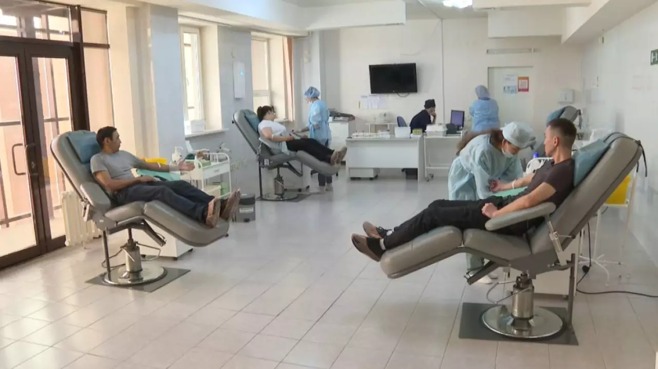 Число постоянных доноров крови сократилось в Акмолинской области