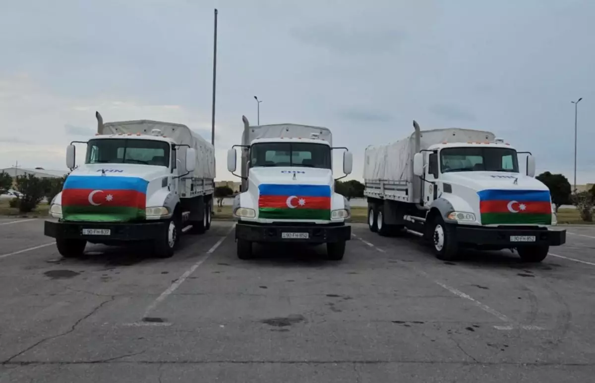 Шиеленіске қарамастан Әзірбайжан Иранға 25 тонна гуманитарлық көмек жіберді