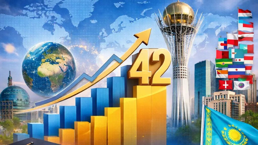 Казахстан поднялся на 42-е место в глобальном рейтинге человеческого капитала