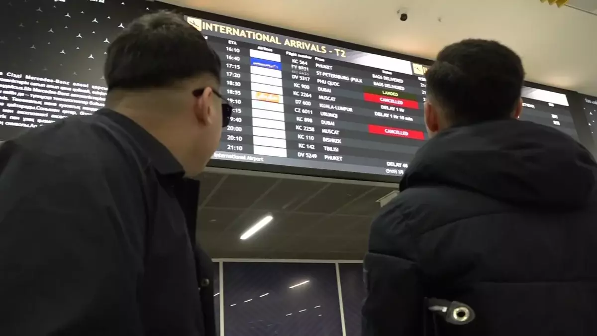 Алматы әуежайына Оман астанасынан ұшқан алғашқы рейс қонды