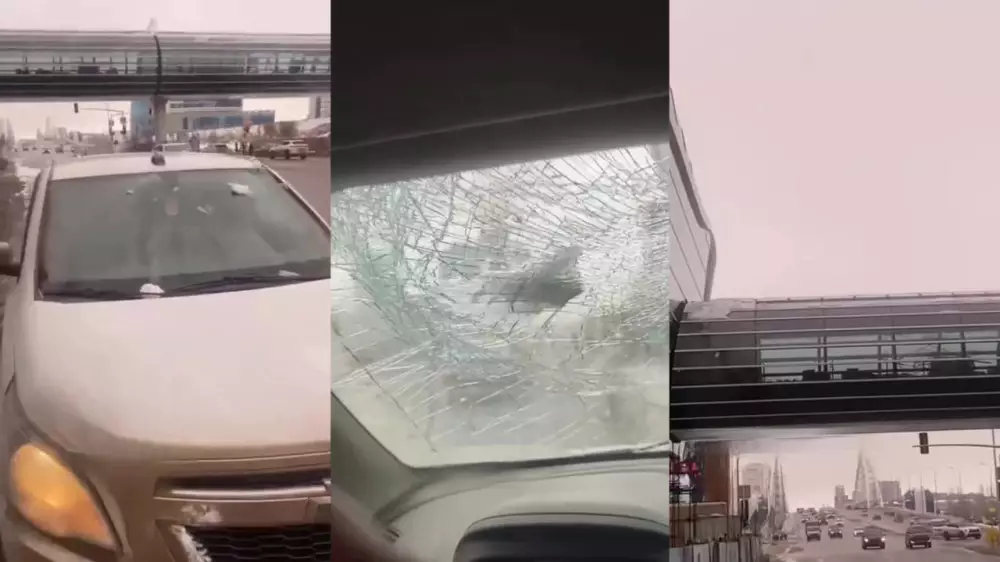 Лёд с LRT разбил машину в Астане: как получить компенсацию