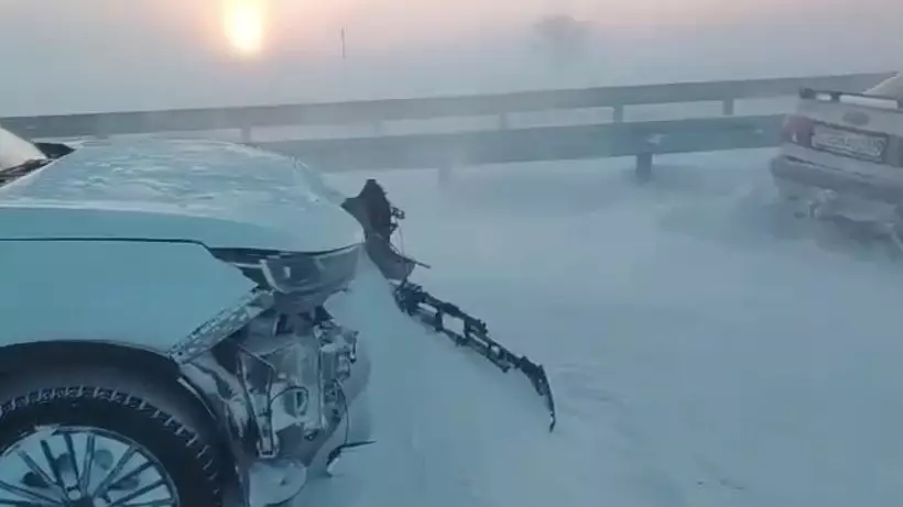 Қарағанды – Алматы жолында бес көлік соқтығысты