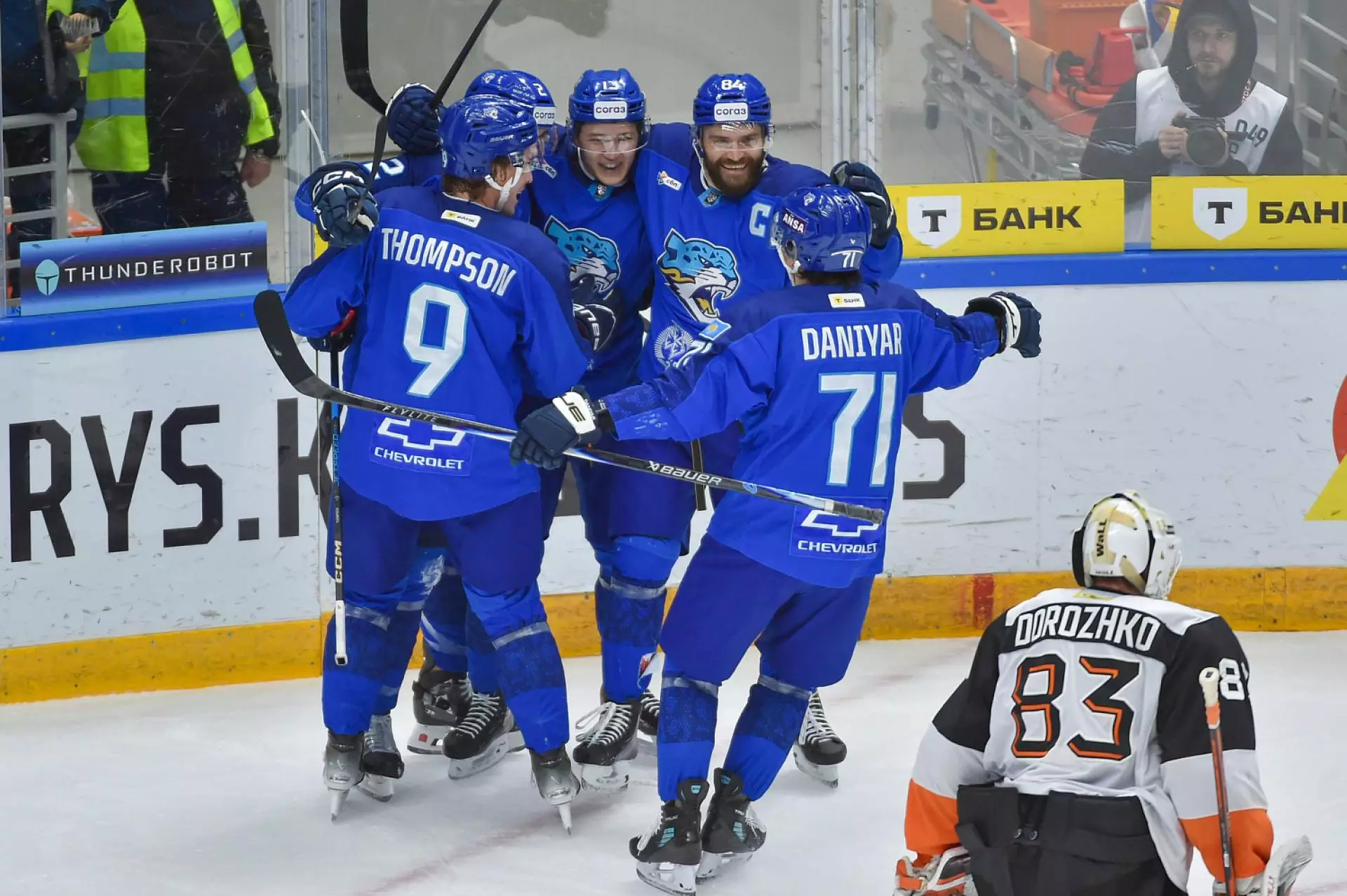 «Барыс» всухую обыграл «Амур» в матче КХЛ