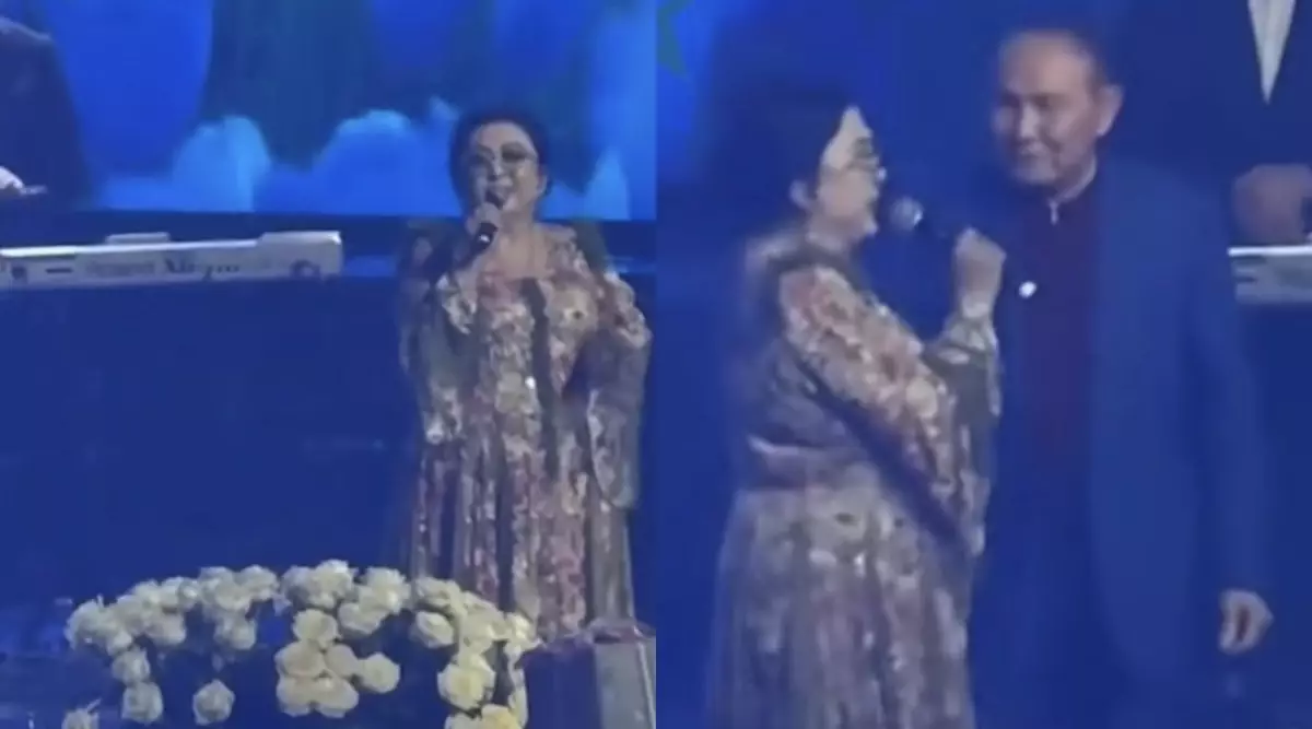 «Айқайламаңыз маған, бұйырмаңыз!»: Мақпал Жүнісова концертінде ыңғайсыз жағдайға тап болды (ВИДЕО)