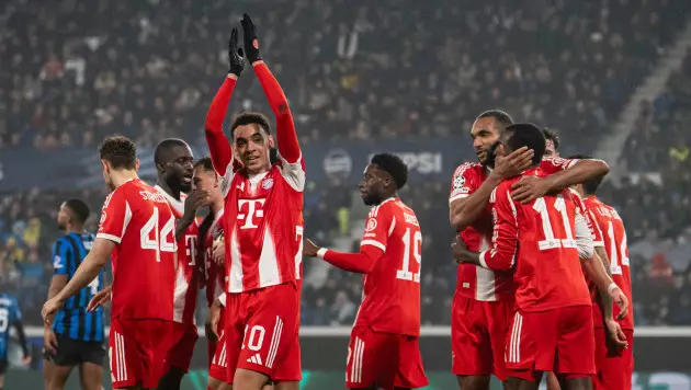 Со счётом 6:1 завершился матч "Баварии" в Лиге чемпионов