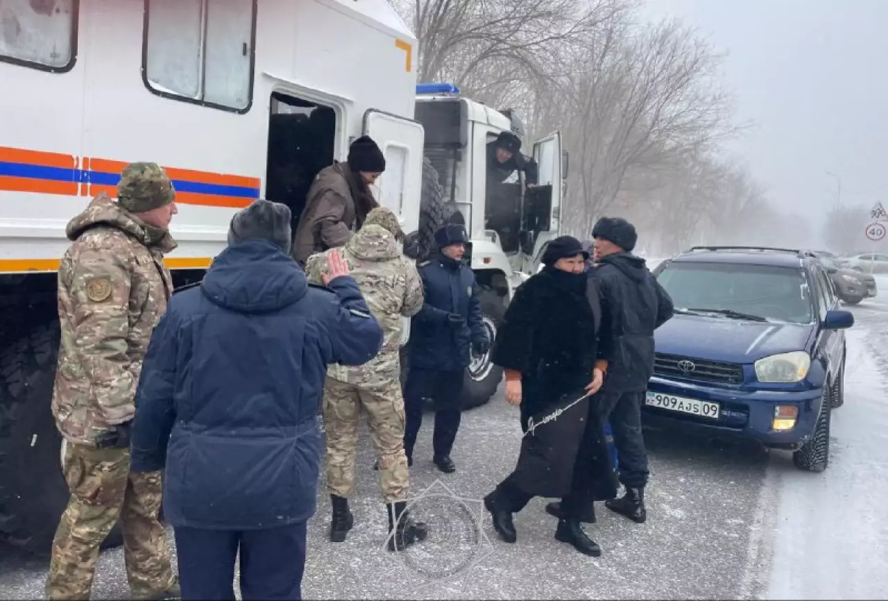 407 человек спасли из снежного плена в Карагандинской области