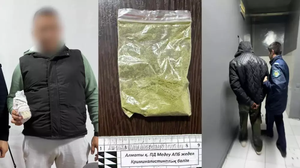 Иностранец заказал подозрительную доставку в Алматы и попал под арест