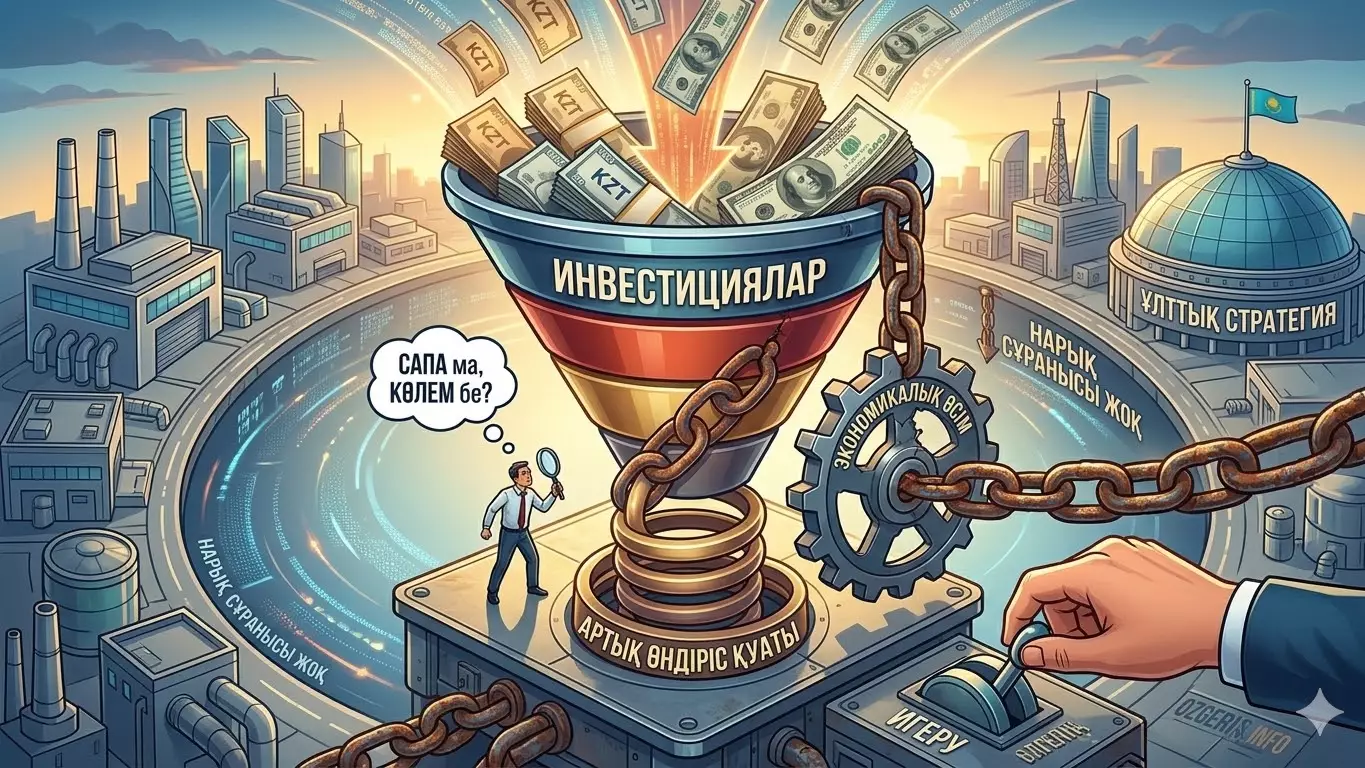 «Капиталдық тұзақ»: инвестиция көп болса да, экономика неге баяулайды?