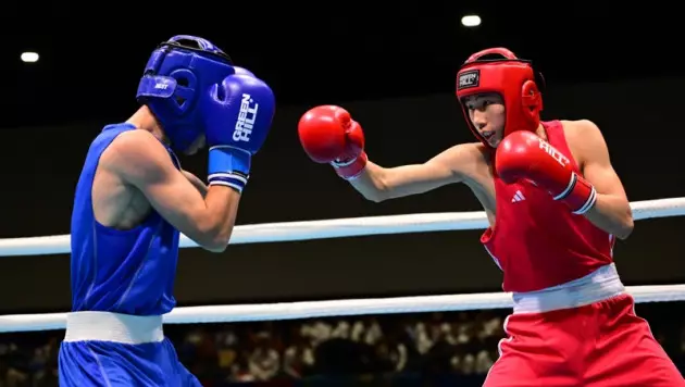 Казахстанец отправил в нокдаун и победил боксёра из Узбекистана