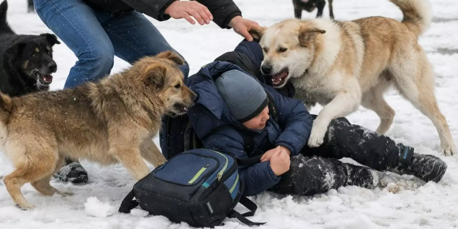 Ақтөбеде оқушыны қаңғыбас иттер талап тастады