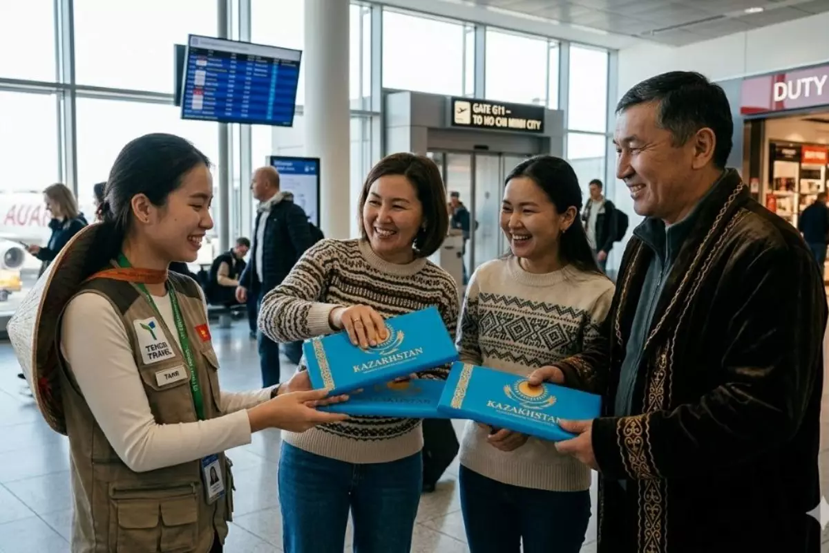 Шоколад в синей обертке и вежливое «Ау»: Как казахстанцы покоряют сердца по всему миру