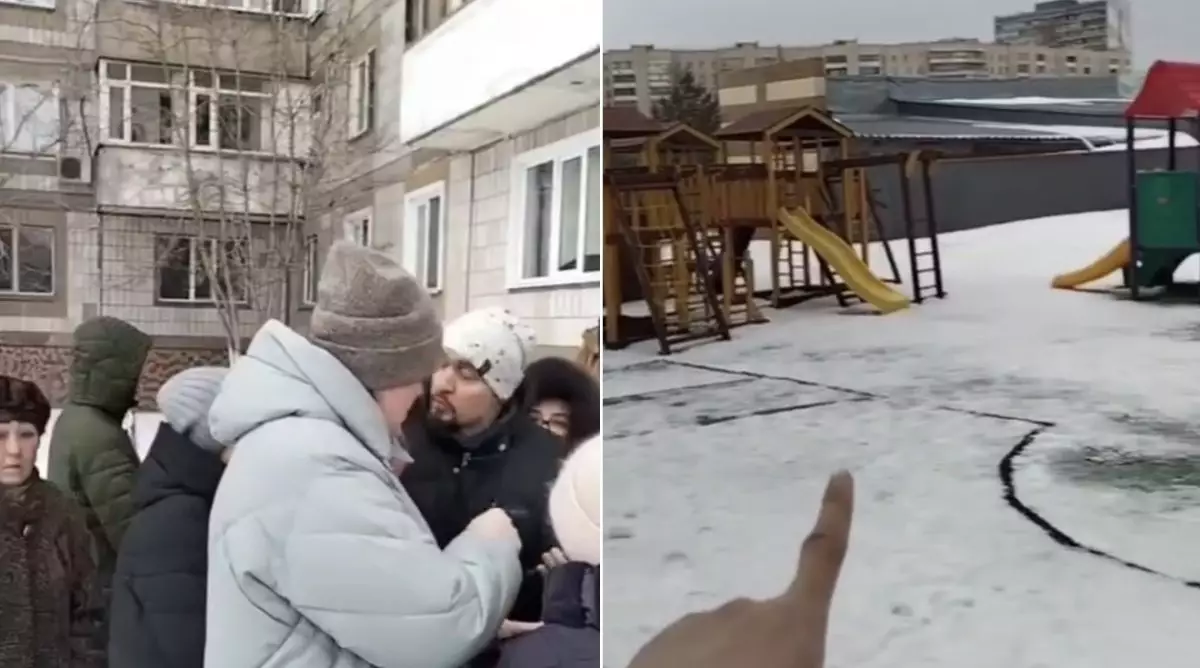 Қарағандыда балалар алаңы сүріліп, орнына үй салынбақ: тұрғындар әкімдікке қарсы шықты