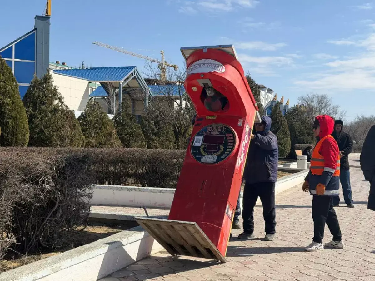 В Актау демонтированы незаконно установленные силомеры - новости на Lada.kz 12.03.2026