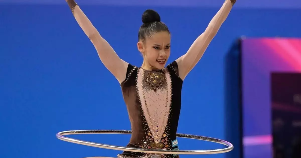  Гимнаст Ақмарал Ерекешева халықаралық турнирде алтын медаль иеленді 