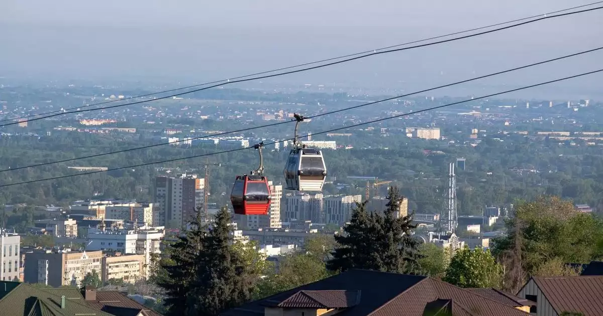  Канатная дорога до Кок-Тобе будет бесплатной на Наурыз в Алматы 