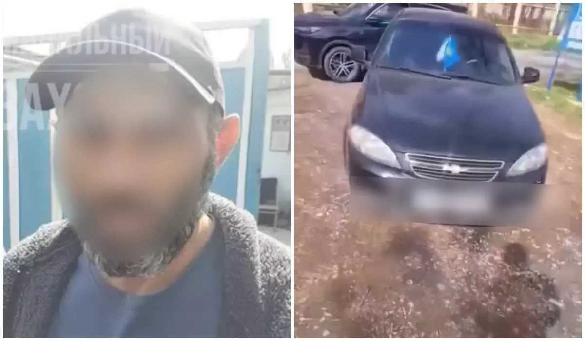 Түркістан облысында белгісіз ер адамдар 12 жастағы қызды көлікпен аңдыған (видео)