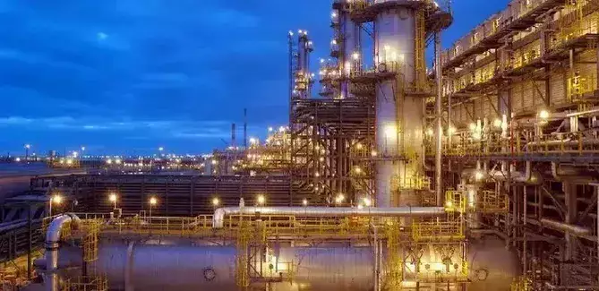 Пожар произошел на установке Тенгизского нефтяного месторождения в Казахстане.