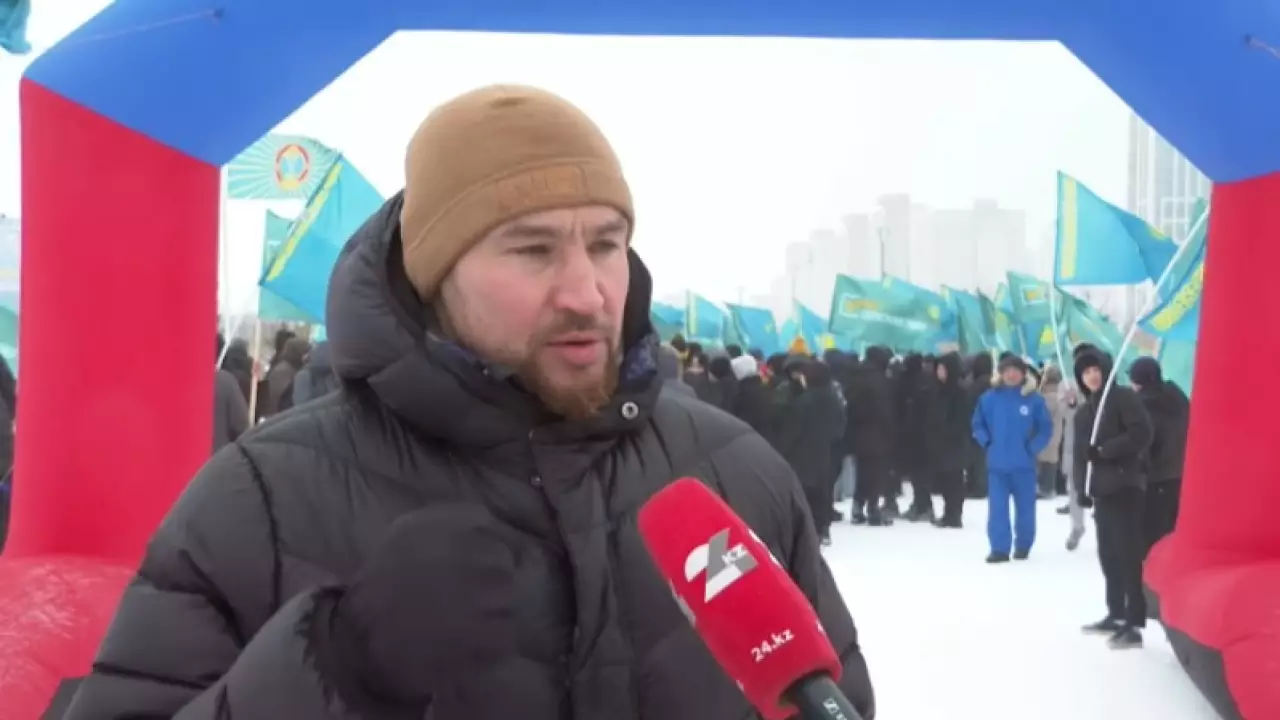 Забег в поддержку референдума организовали в Астане