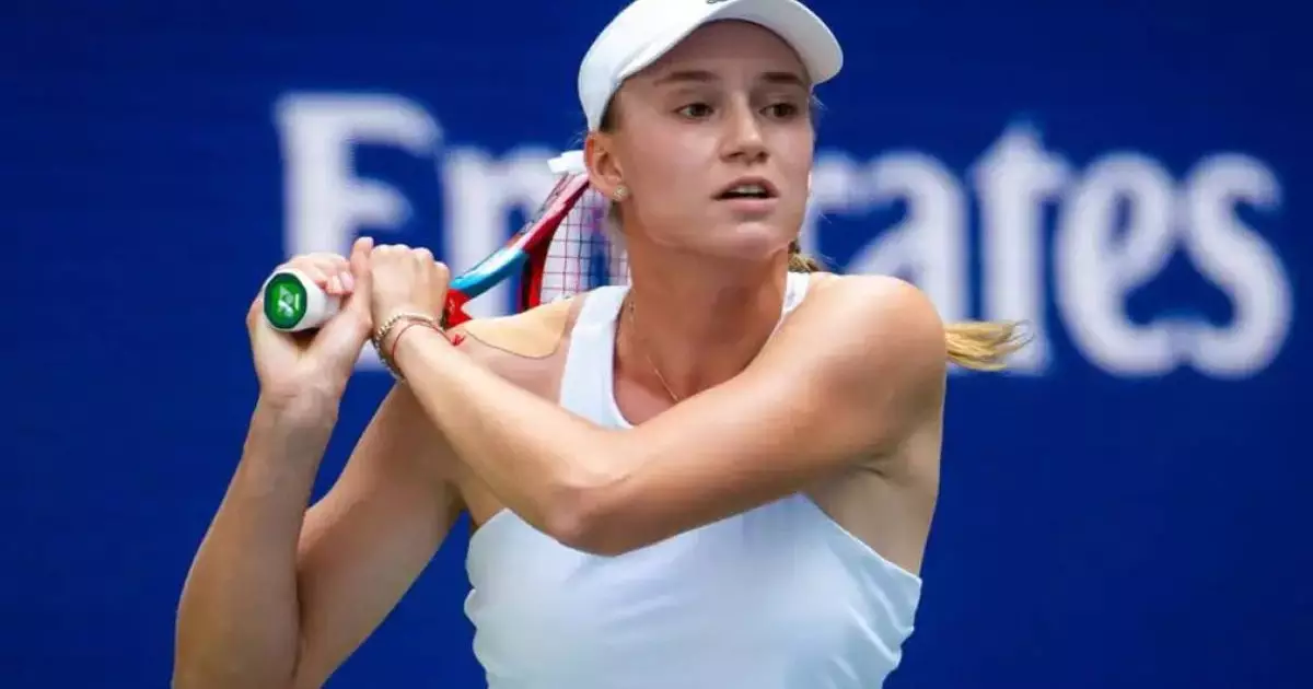  Елена Рыбакина впервые станет второй ракеткой мира 