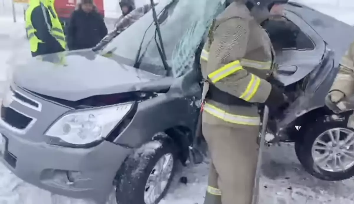 Қарағандыда жантүршігерлік жол апаты болды (ВИДЕО)