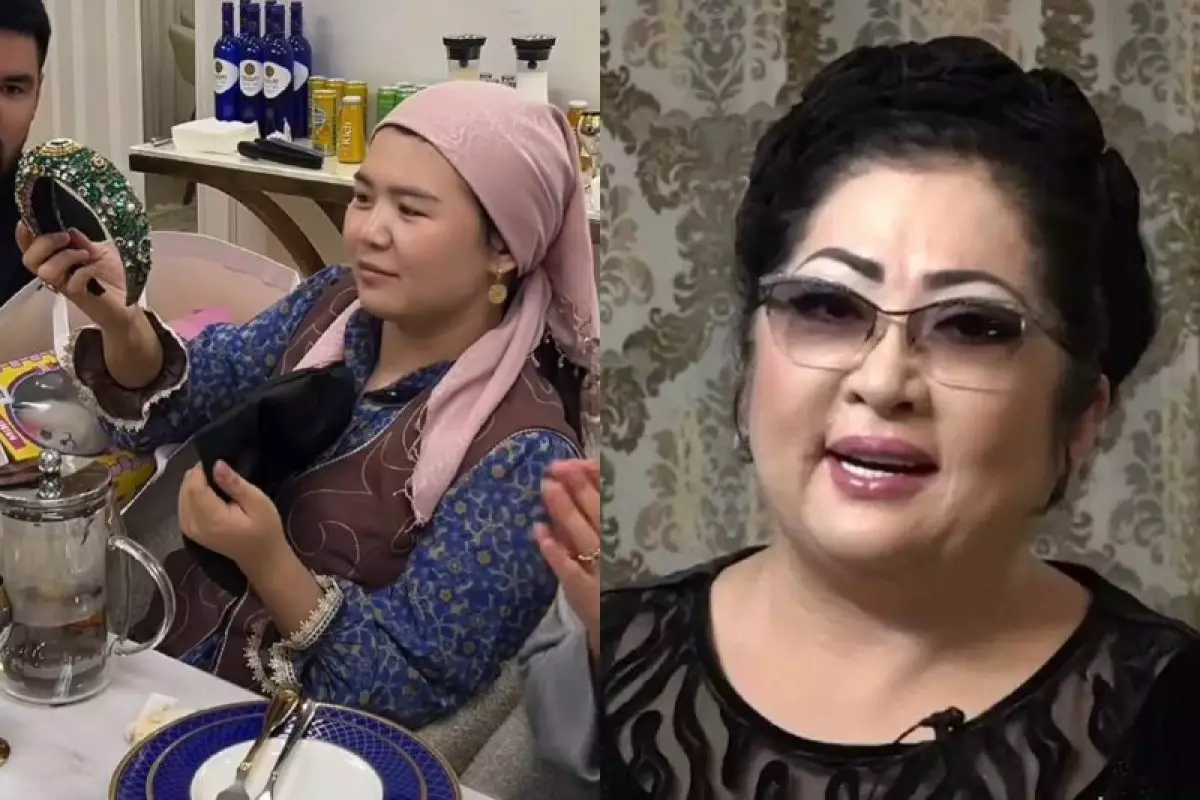 «Бағы мен бақыты жұғысты болсын»: Мақпал Жүнісова блогер Ырысбаланың қызына сый жасады (ВИДЕО)