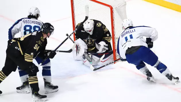 Разгромом закончился матч "Барыса" в КХЛ