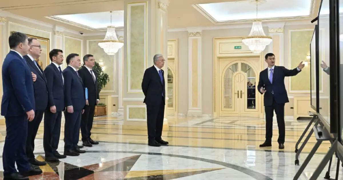  Мемлекет басшысына Ұлттық банк, Самұрық-Қазынаның цифрлық шешімдері таныстырылды 